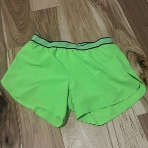 Rabbit Neon Green 4” Shorts